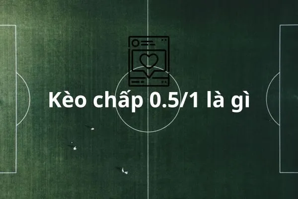 Kèo chấp 0.5/1 là gì